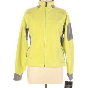 L.L. Bean Polartec Fleece Jacket Yellow Green Sz L